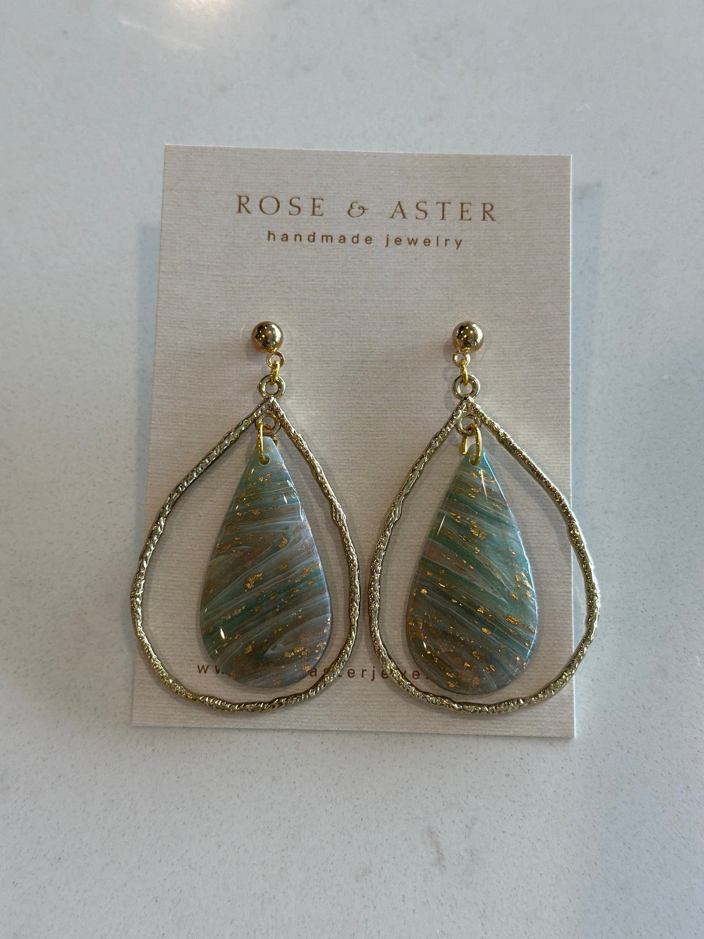 Modern Charm Teardrop Earrings