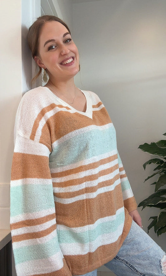 Seaside Striped Sweater