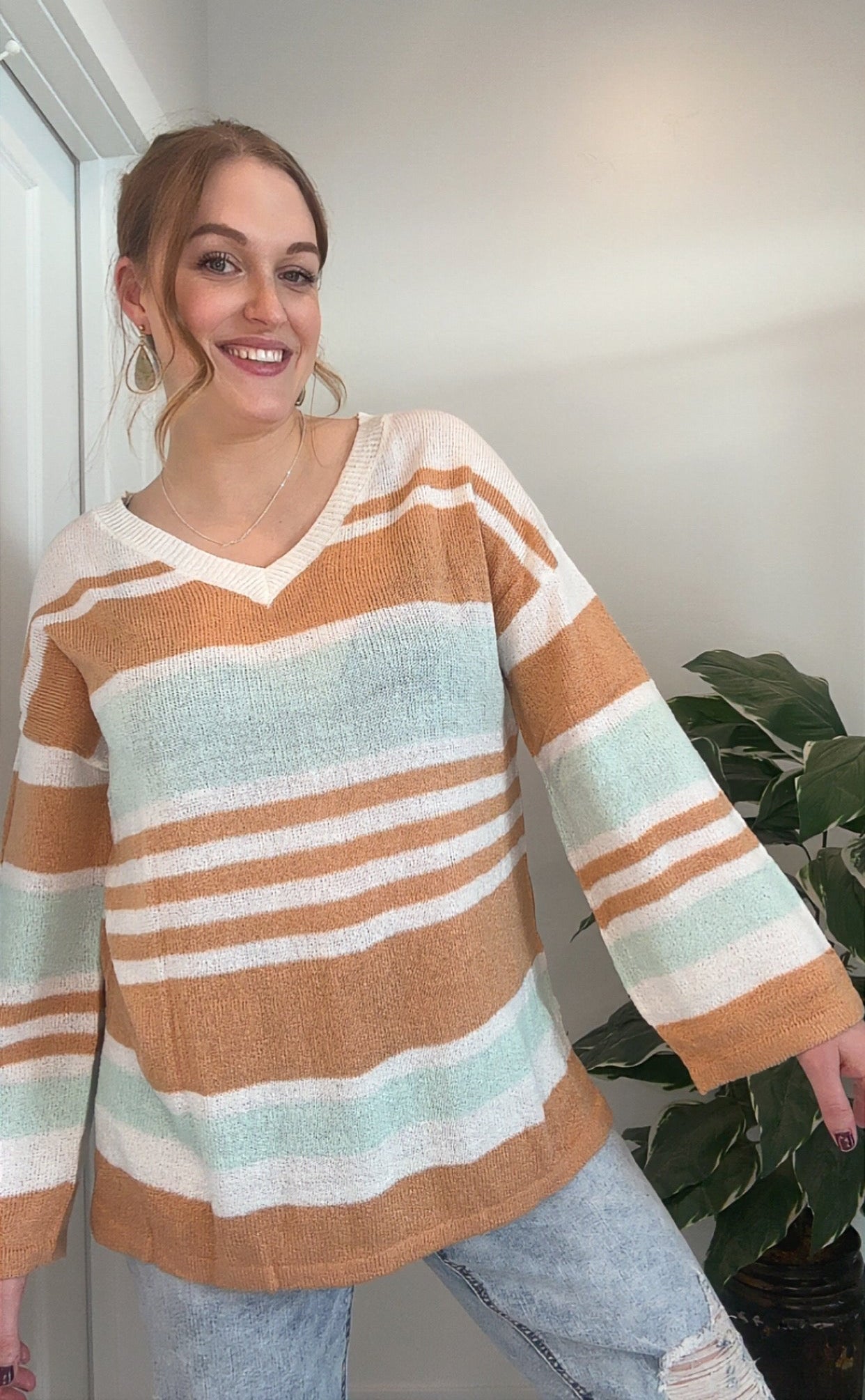 Seaside Striped Sweater