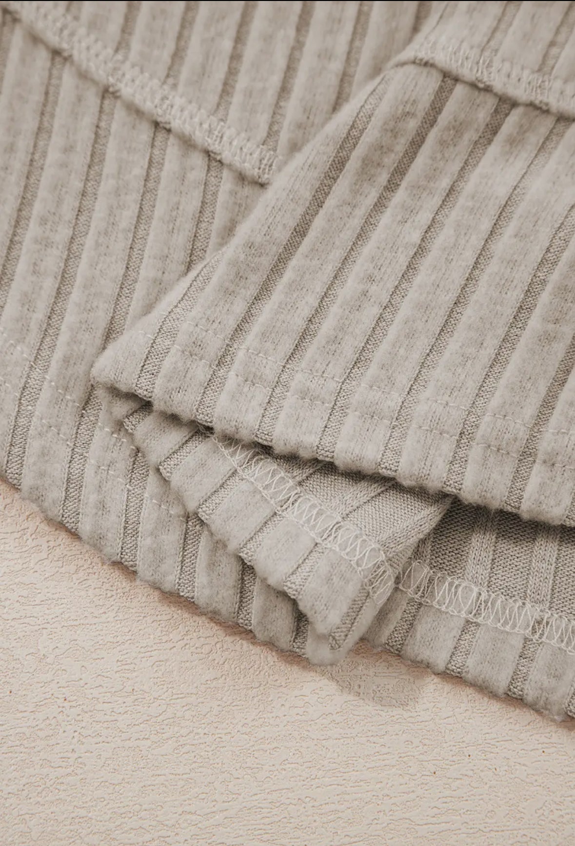Everyday Oat Ribbed Top