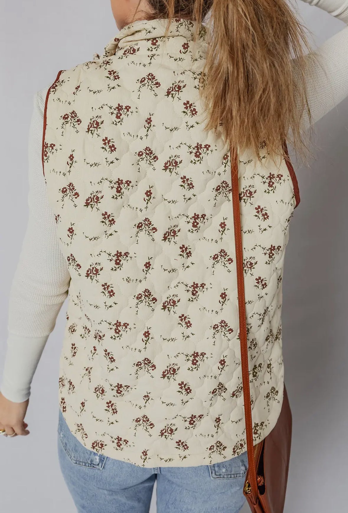 Maisey Floral Quilted Vest