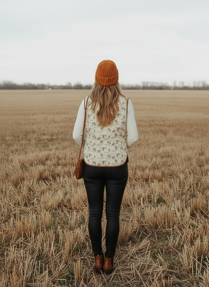 Maisey Floral Quilted Vest