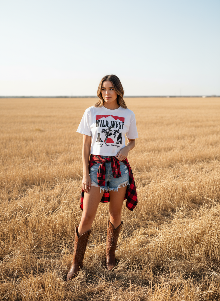 Wild West Crop Top