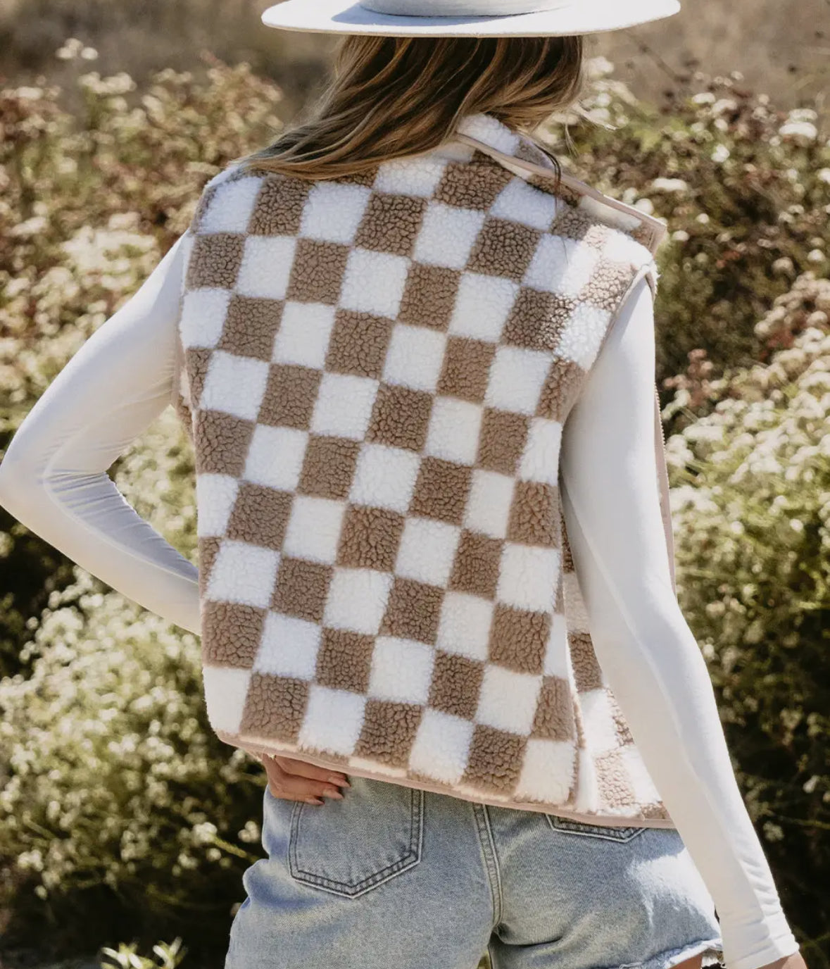 Jenna Checkered Vest