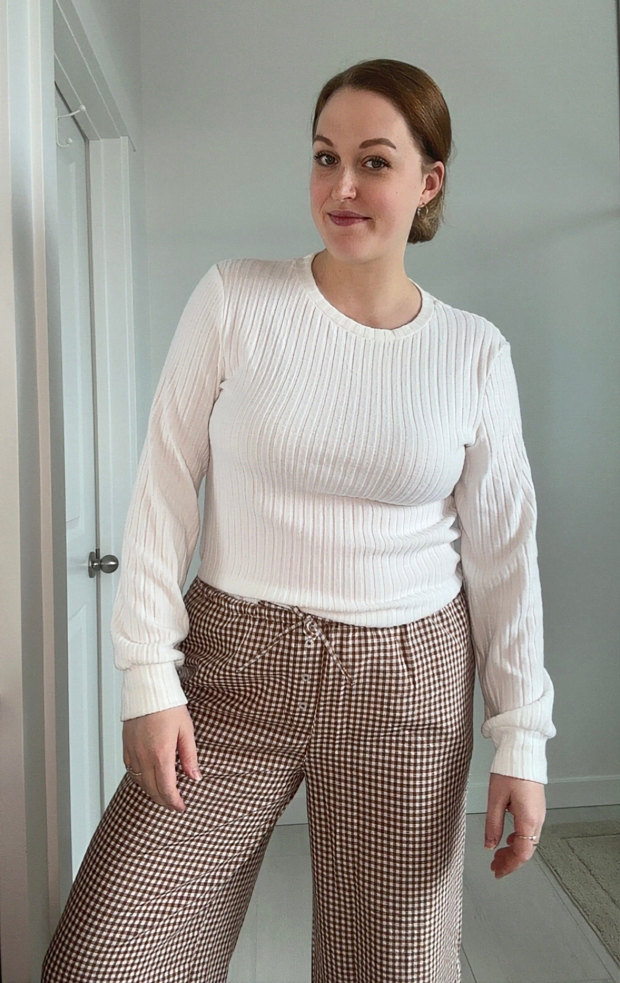 Everyday White Ribbed Top
