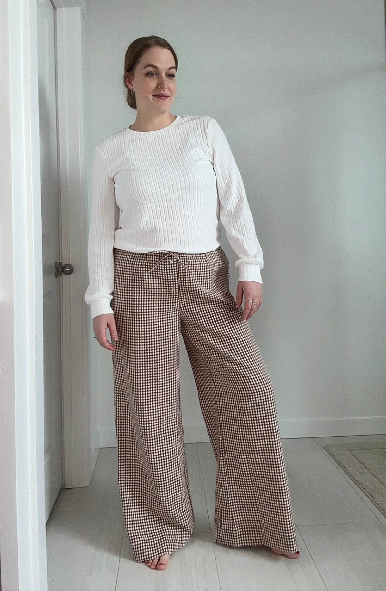 Slow Morning Gingham Pants
