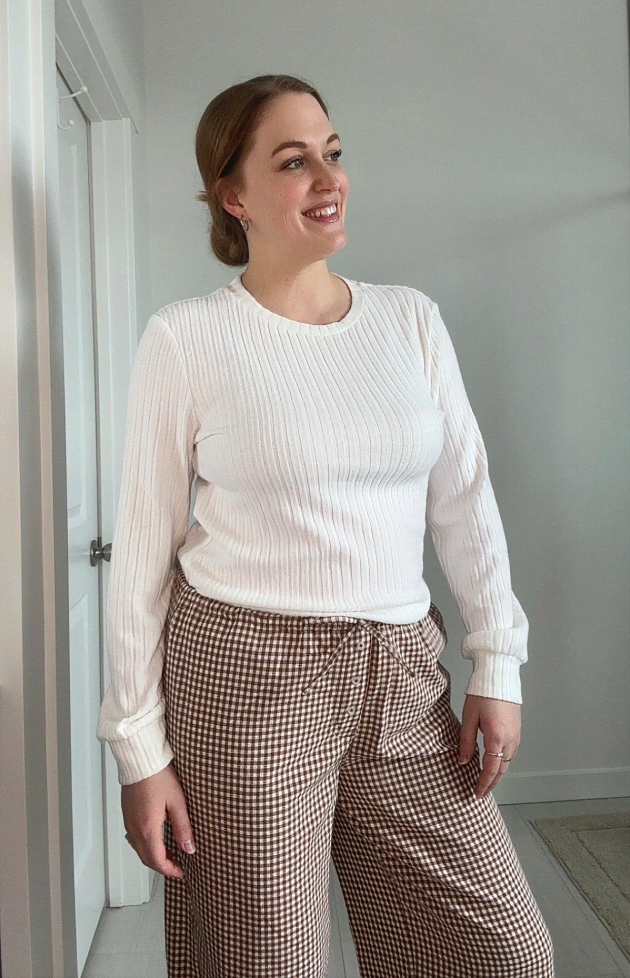 Everyday White Ribbed Top