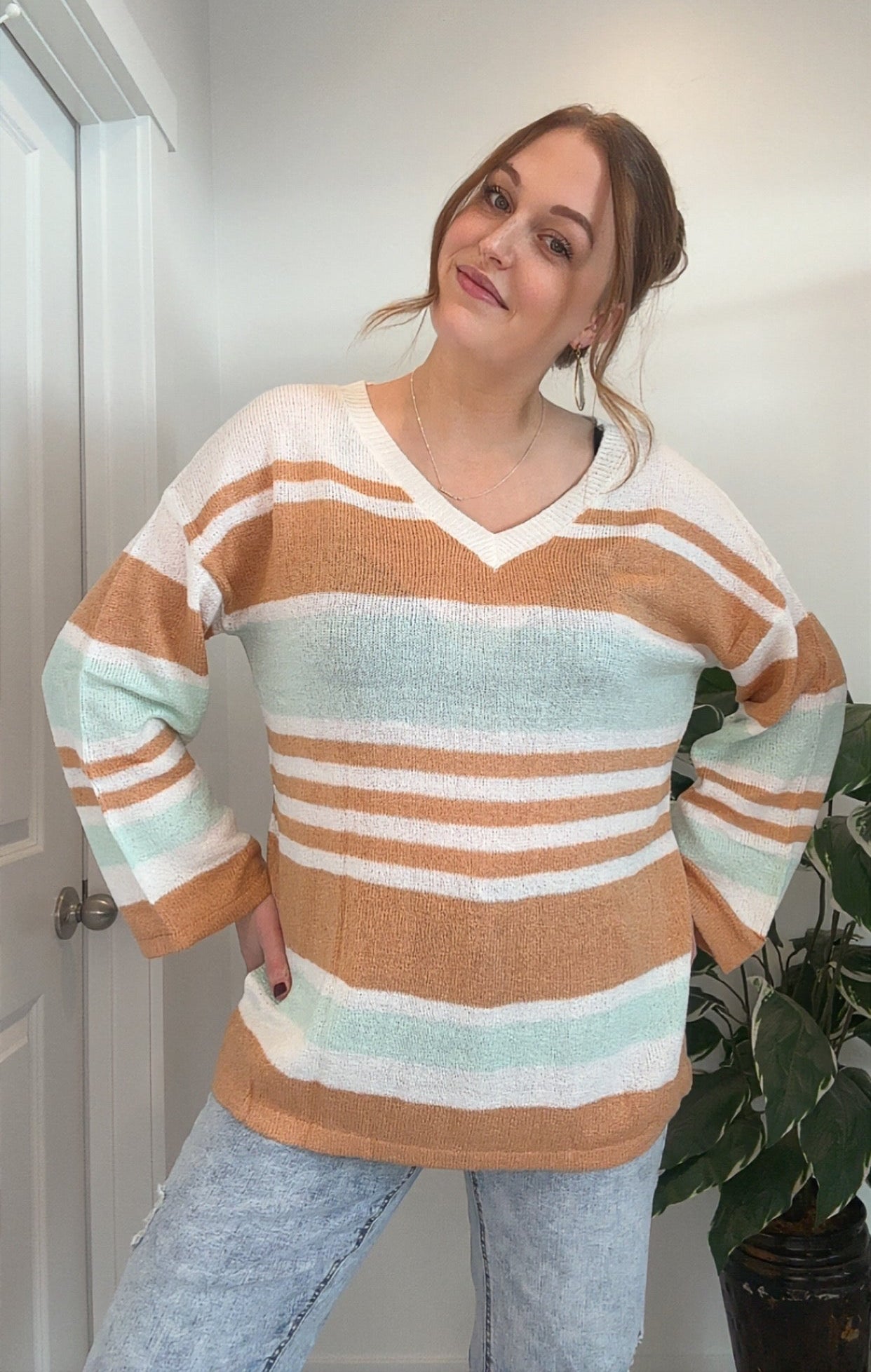 Seaside Striped Sweater