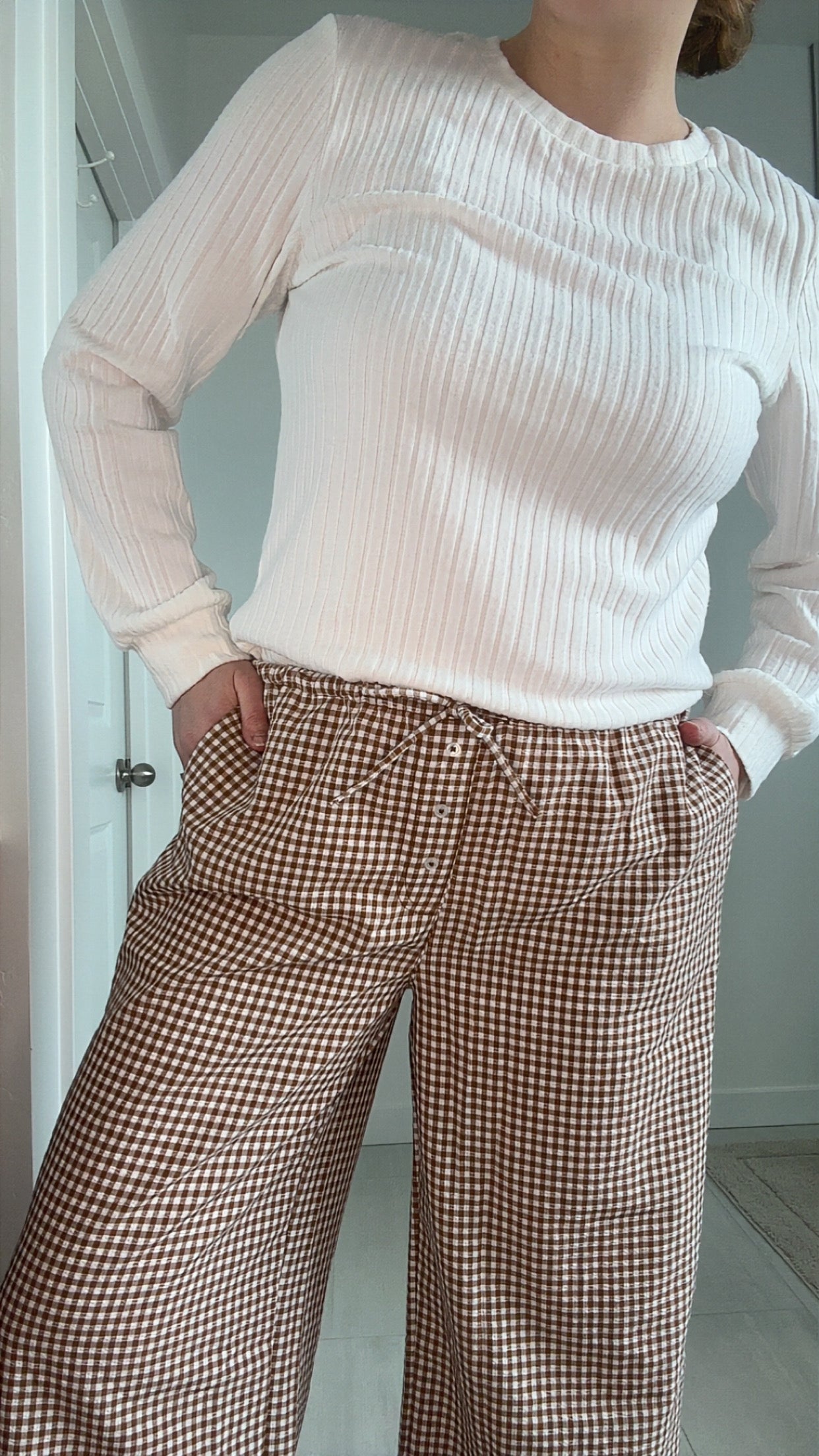 Slow Morning Gingham Pants