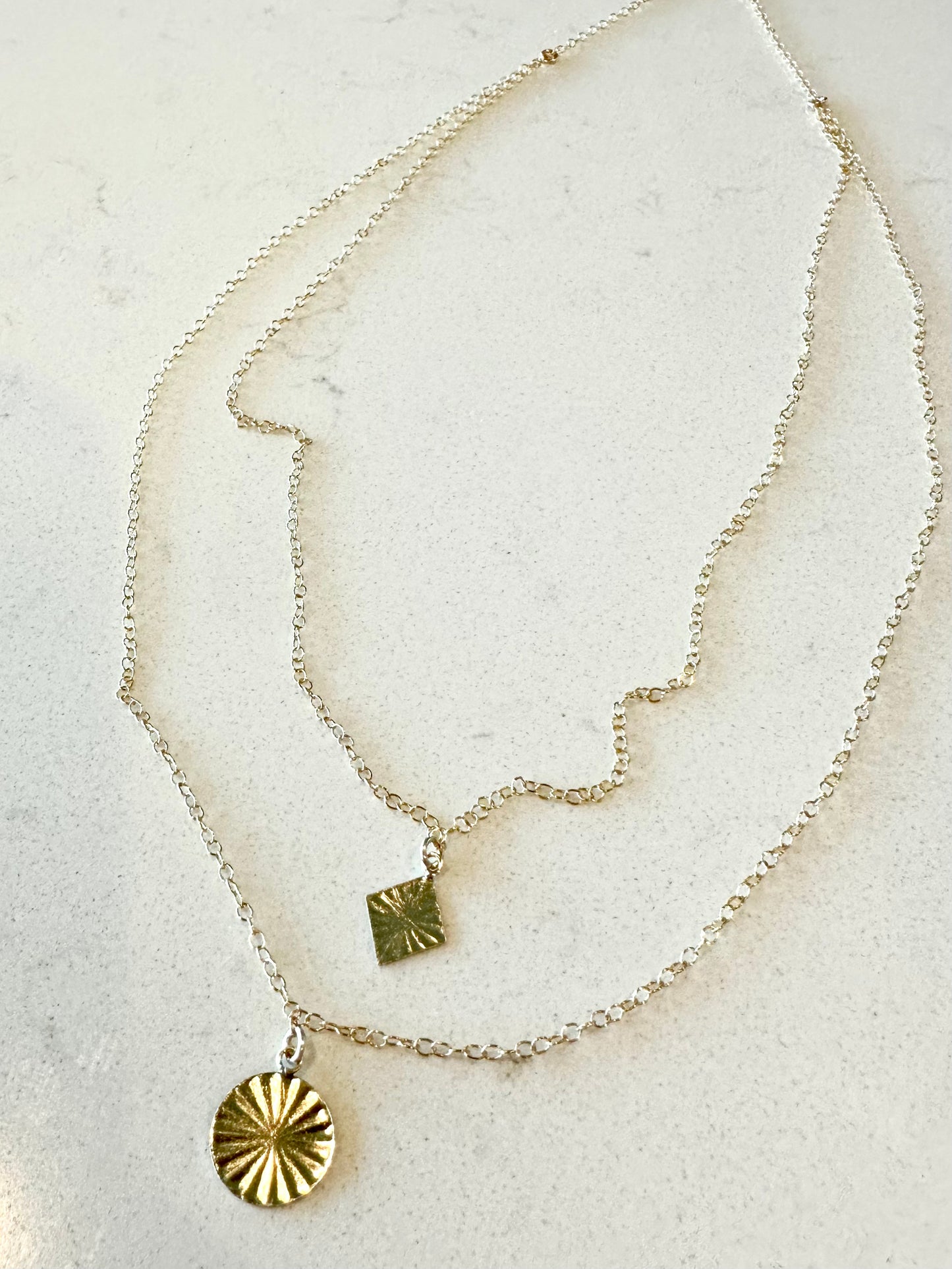 Sunburst Dual Necklace