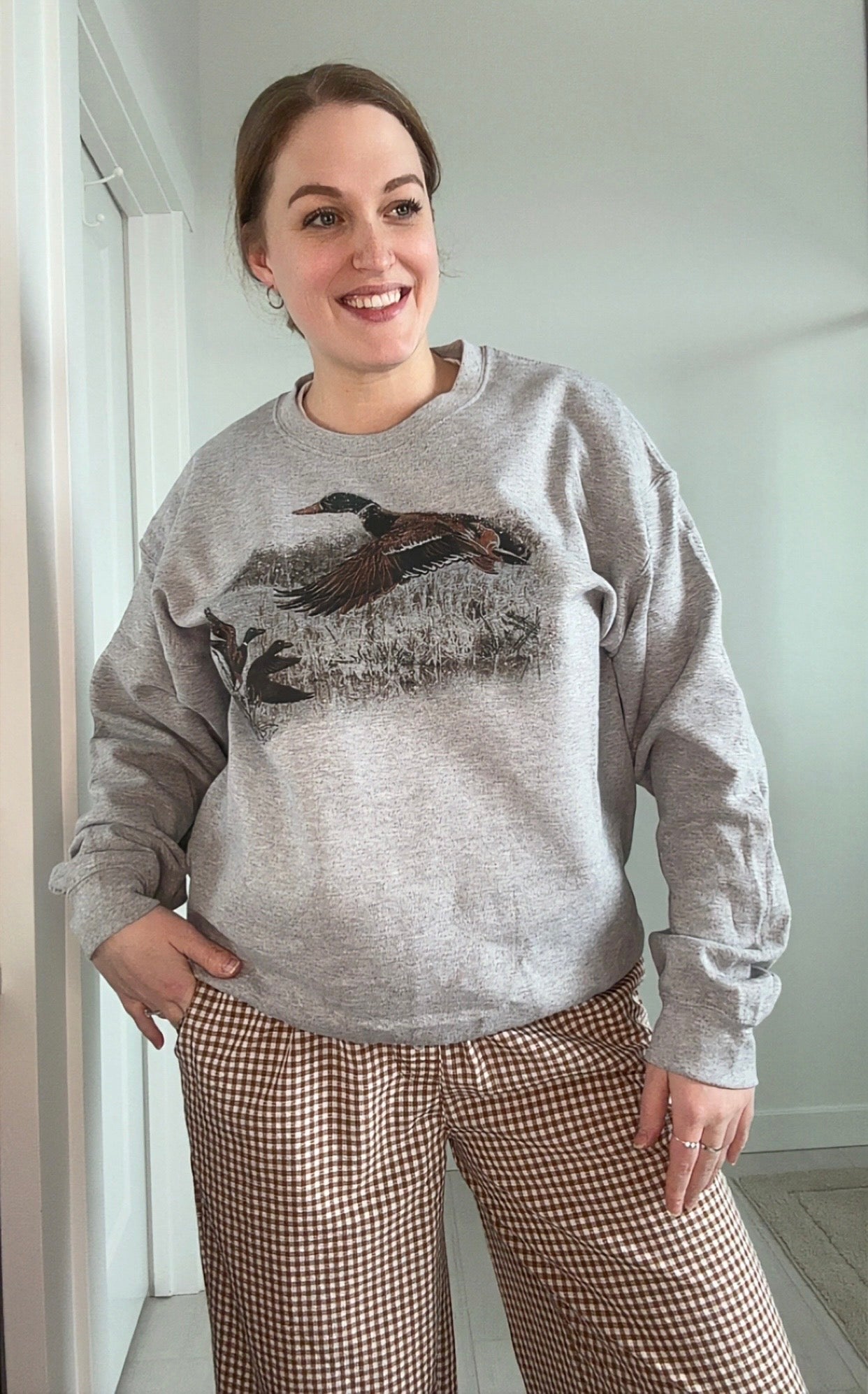 Early Morning Duck Crewneck
