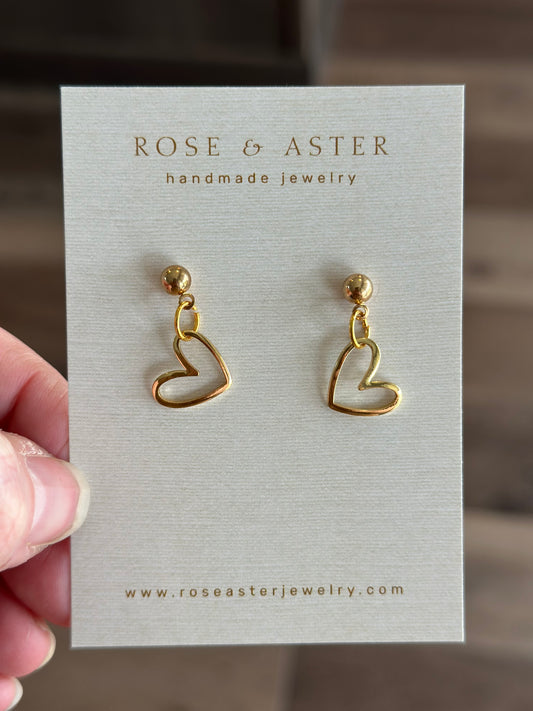 Heartbeat Dangle Earrings