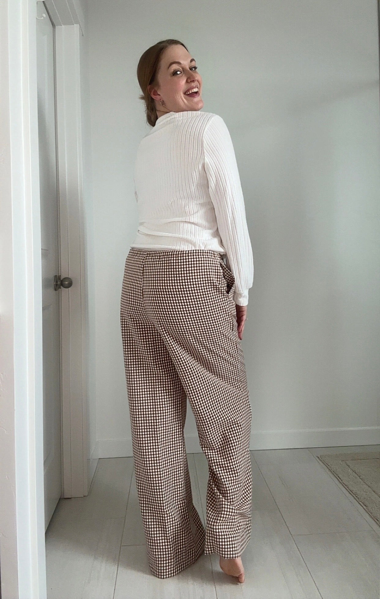 Slow Morning Gingham Pants