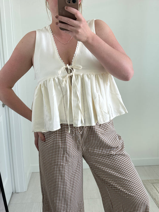 The Willow Peplum Top