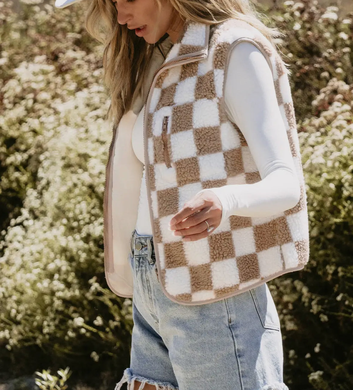 Jenna Checkered Vest